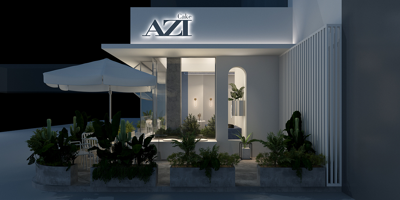 AZI烘培餐厅｜魔戏空间案例（图ZMjA3ODYwMDQ0） - 家装设计 - 站酷设计师魔戏空间设计原创素材 - 站酷ZCOOL