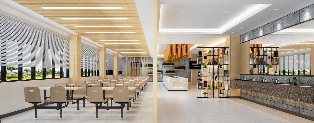 部队餐厅|空间|家装设计|原来是小洁呀_原创作品-站酷(zcool)