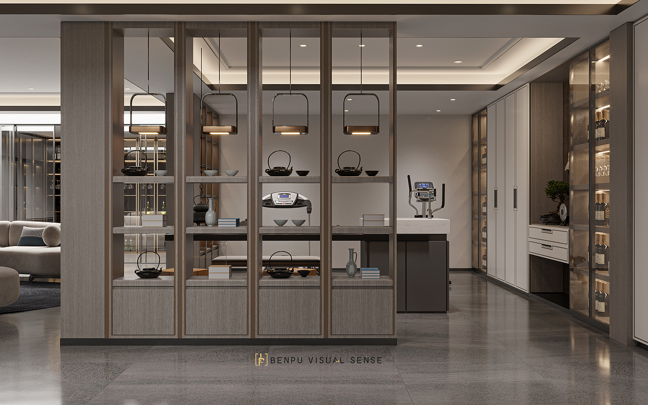 新中式别墅（图ZMjc4MTMxMTk2） - 家装设计 - 站酷设计师大飞仔原创素材 - 站酷ZCOOL