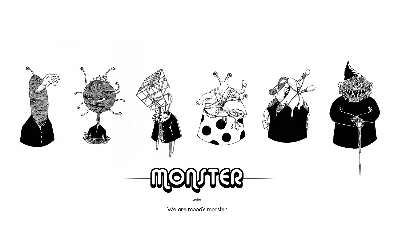 《情绪小怪物》系列作品（图ZMjk2NzUxNDg=） - 商业插画 - 站酷设计师守望者Swangzhe原创素材 - 站酷ZCOOL