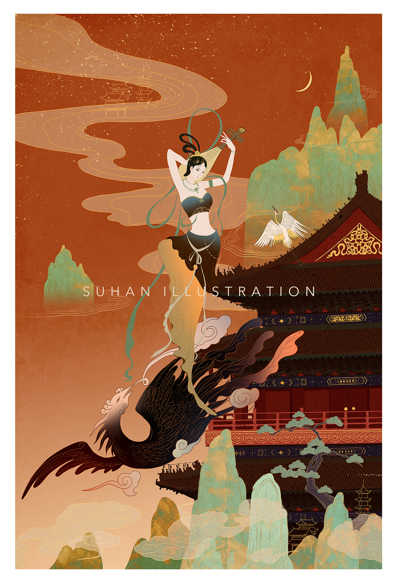 近期古风插画合集（图ZMTk4MzMzOTA0） - 创作习作 - 站酷设计师苏寒原创素材 - 站酷ZCOOL