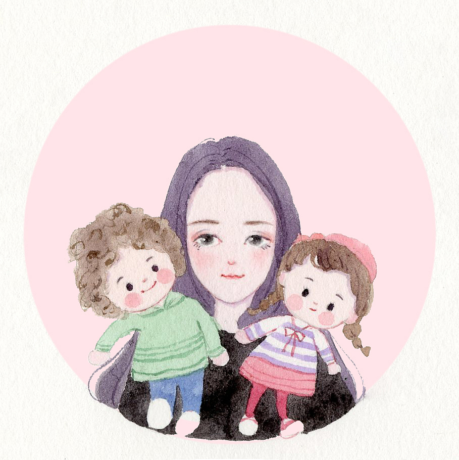 【小熊猫】水彩人物头像啦水彩插画水彩人物教程步骤图（图ZOTUzNzMzNzI=） - 创作习作 - 站酷设计师熊猫胖哒原创素材 - 站酷ZCOOL