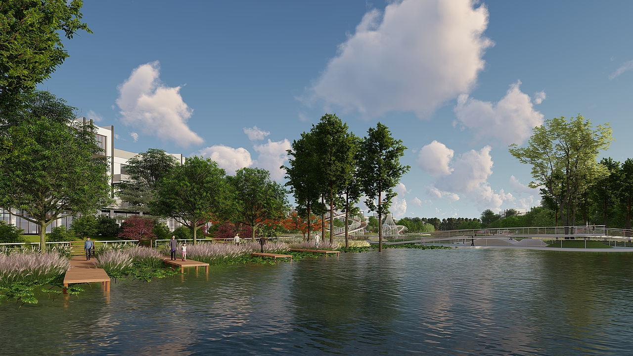 湿地公园lumion8.0渲染