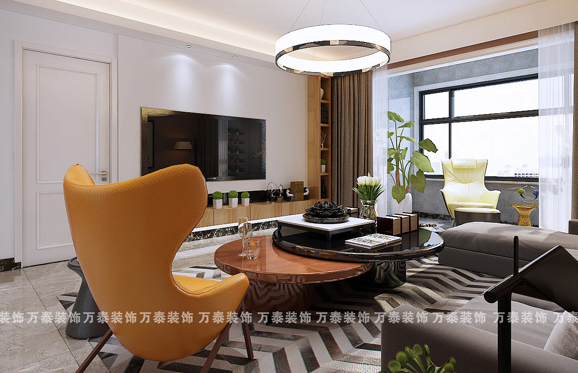 济南装修公司——济南鲁能领秀城现代简约效果图分享