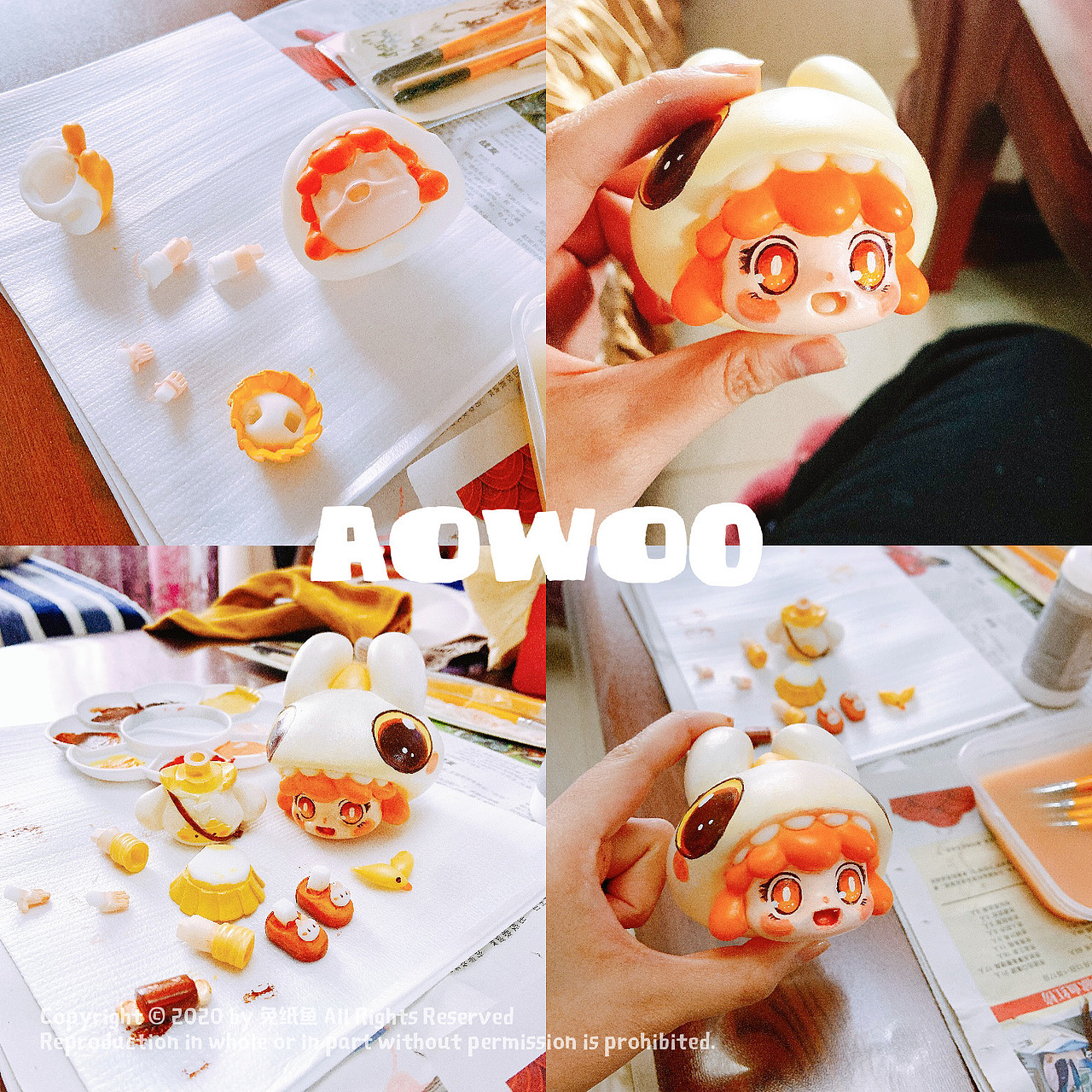 科洛多大陆嗷呜和桔里的小日常（图ZMTk5MDU4Nzgw） - 创作习作 - 站酷设计师兔纸鱼原创素材 - 站酷ZCOOL