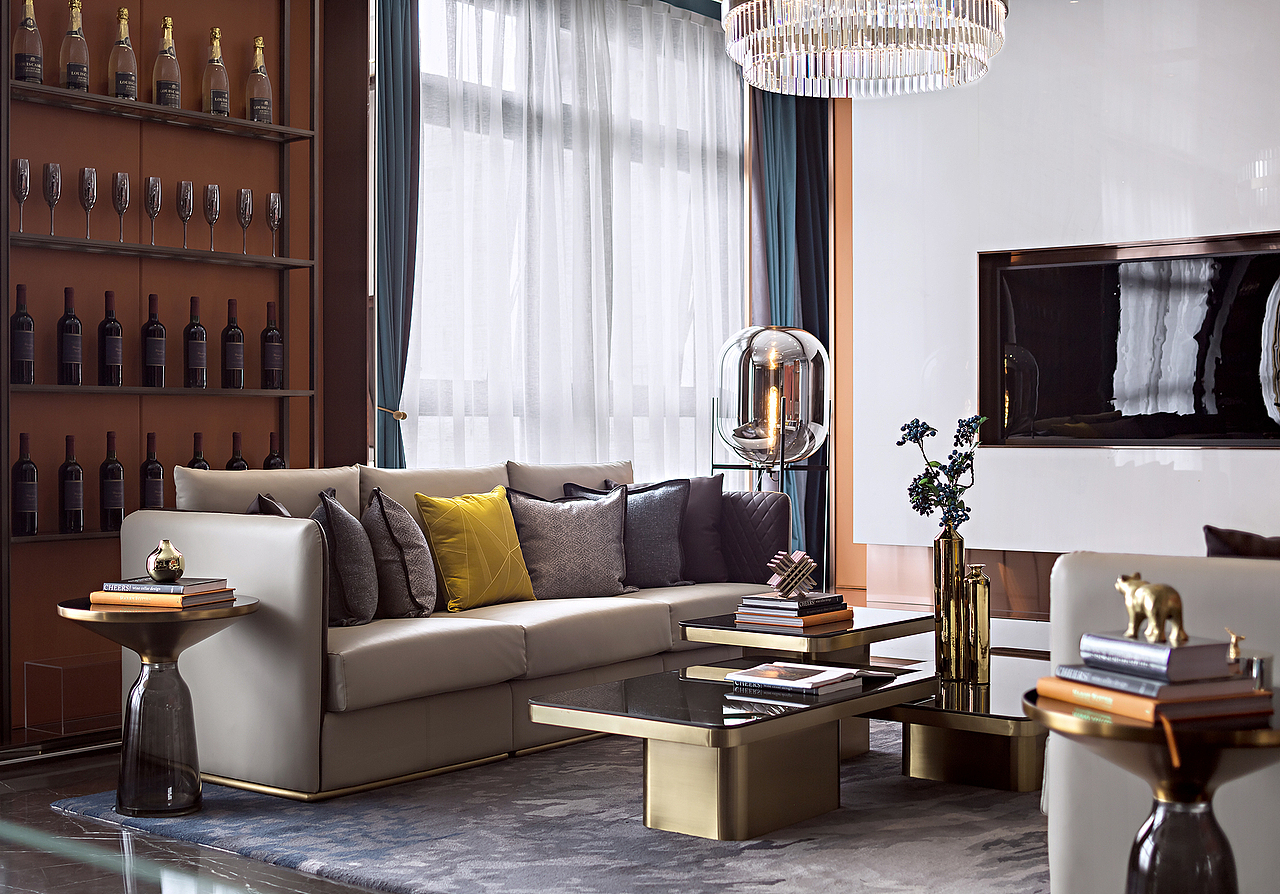 EHOO易虎设计 | 重庆财信北岸铂寓会所样板房