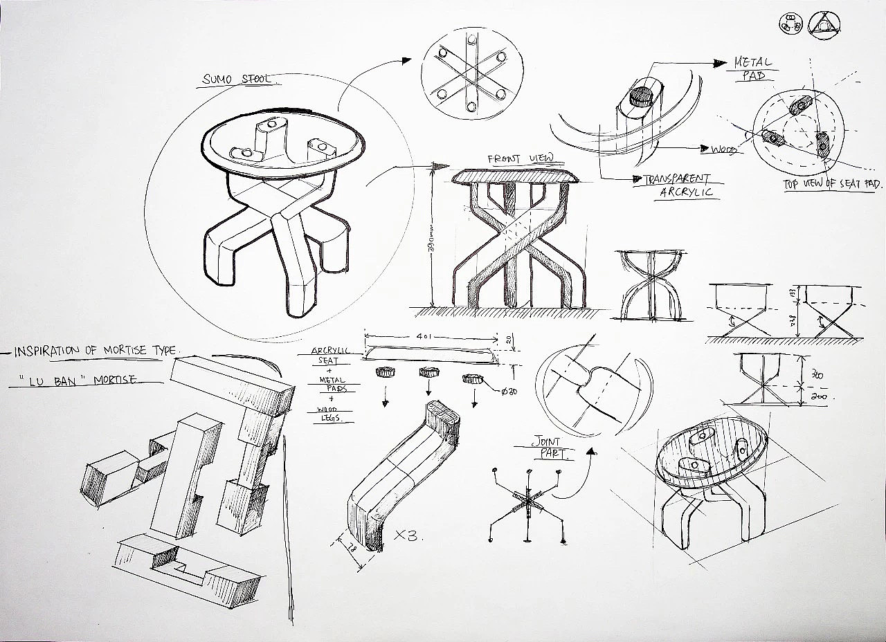 Sunmo Stool（图ZMTgzNjkxNjky） - 生活用品 - 站酷设计师Wu伍原创素材 - 站酷ZCOOL