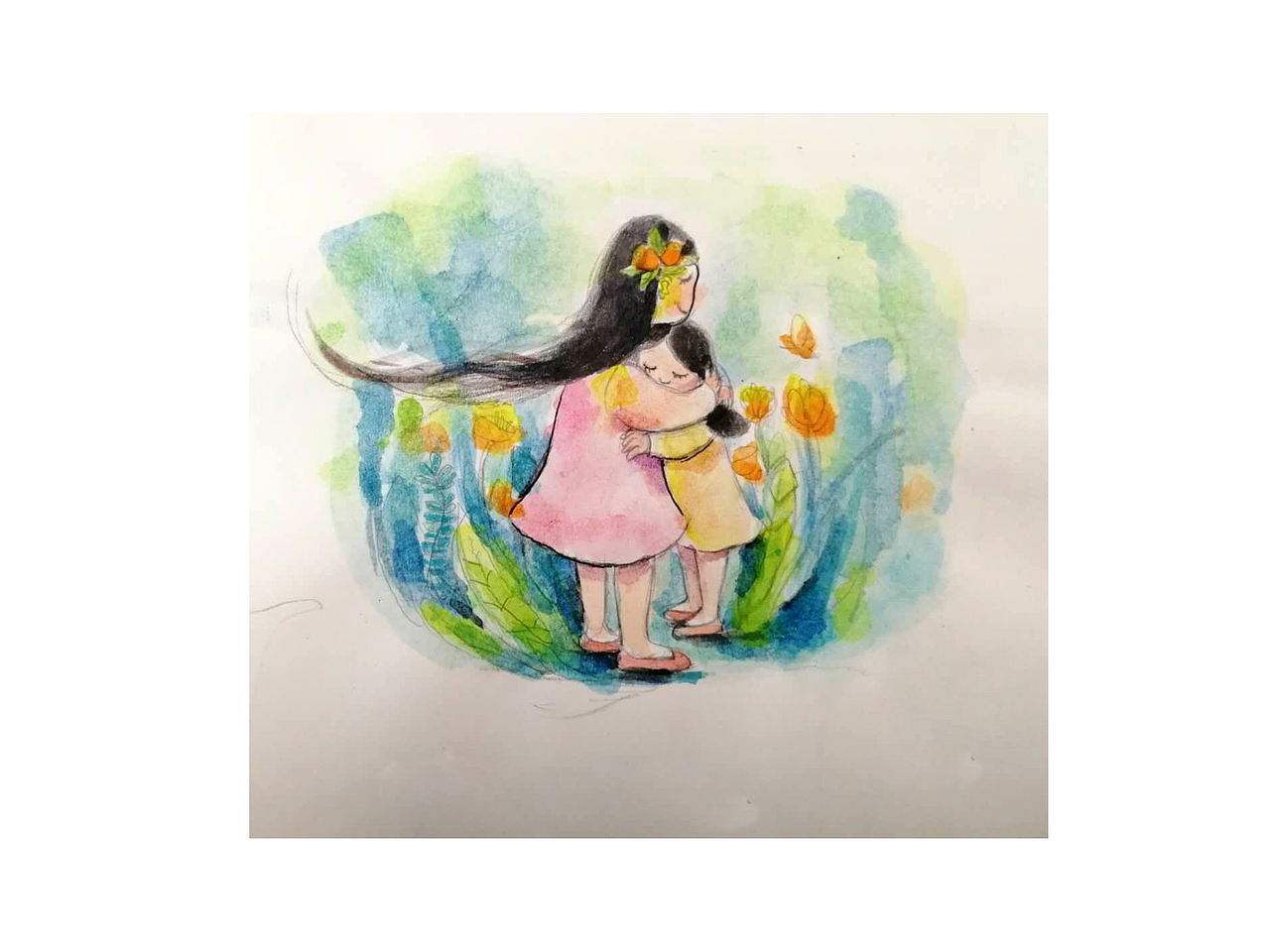 流经你的痛苦，让那些痛苦都埋藏在风里。淹没在水里。
流经你的故事，让那些故事都被真实的发声，被真正的释怀。<br>——《拥抱内心的小孩儿》