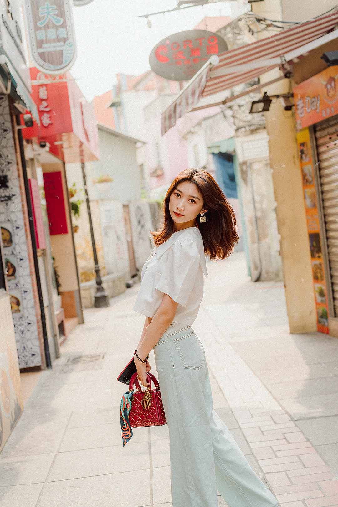 澳门街拍人像清新复古风