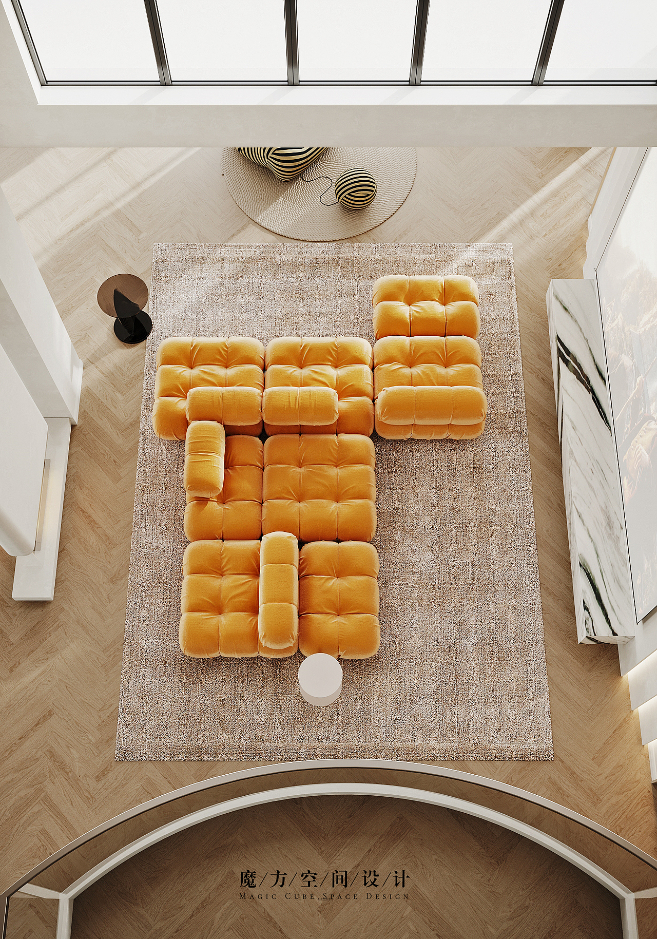 【魔方】侘寂•大连别墅项目（图ZMjQwODgyNTUy） - 家装设计 - 站酷设计师魔方空间设计原创素材 - 站酷ZCOOL