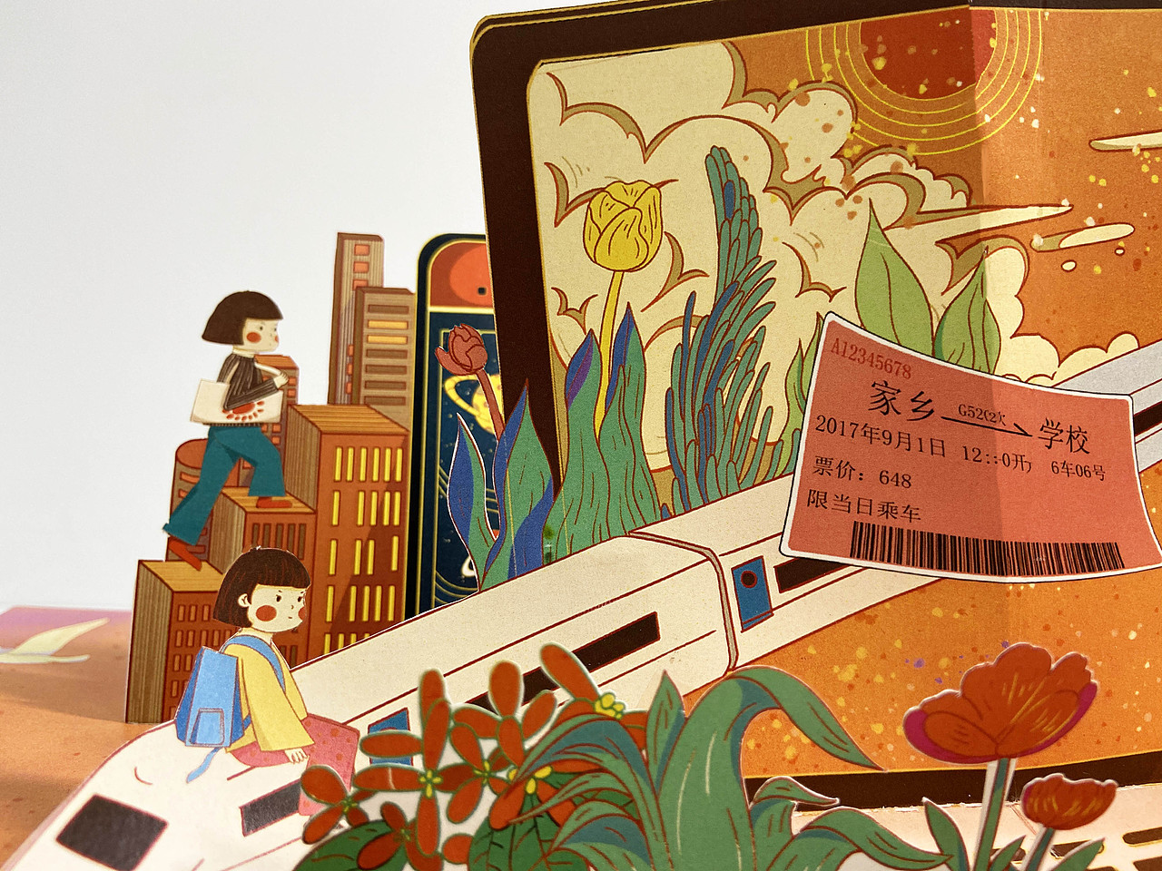 时光游记（图ZMTk1MTc5MTY4） - 艺术插画 - 站酷设计师零小芽原创素材 - 站酷ZCOOL
