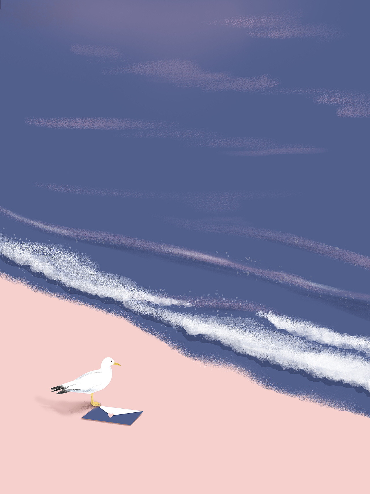 写好了一封信 却还没找到送信的人