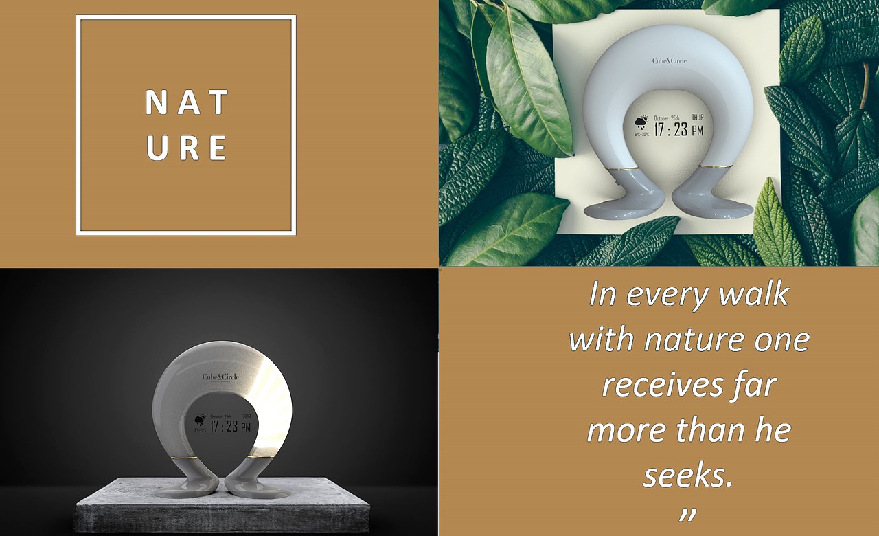 Ω lamp创意时钟床头灯（图ZMTM2NTI5NTI0） - 生活用品 - 站酷设计师两个白白原创素材 - 站酷ZCOOL