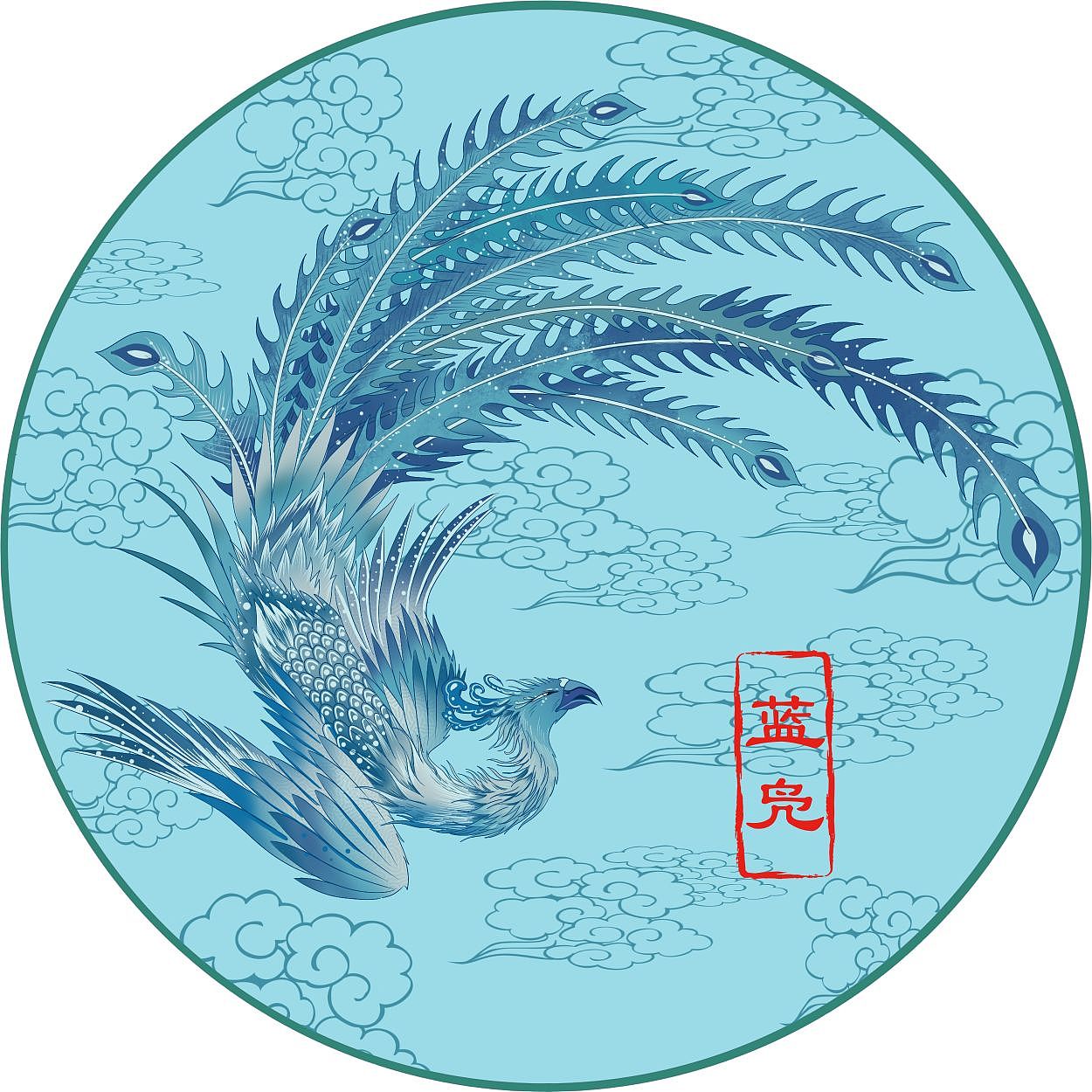 凤育九雏—《凤佩凰》系列插画包装