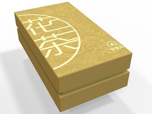 圆柱形金银花茶包装