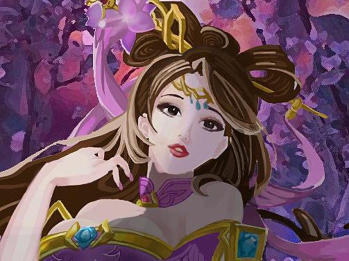 貂蝉概念画设计（个人主页-ZMjU2Mjg5MDA=） - 游戏原画 - 站酷设计师粤子原创素材 - 站酷ZCOOL