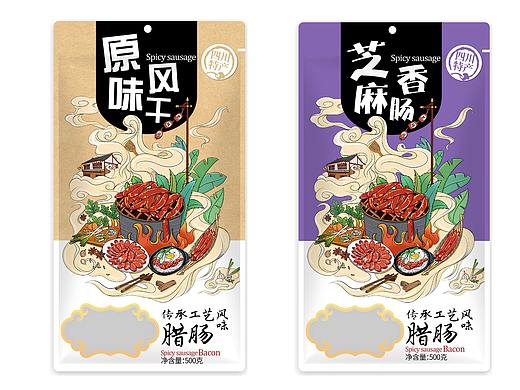 腊肠包装(个人主页-ZMzU4OTQ3Njg=) - 包装 - 站酷设计师我叫h丁原创素材 - 站酷ZCOOL