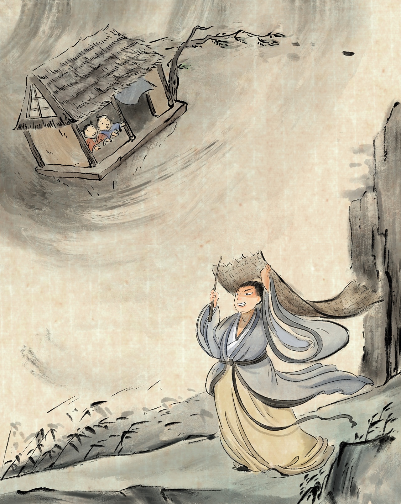 中国传统经典故事插画|插画|商业插画|正艺社 - 原创作品 - 站酷 (ZCOOL)