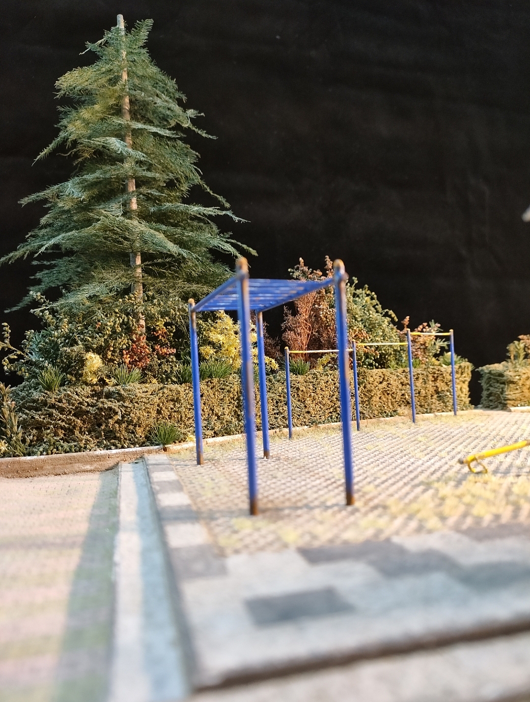 侄女的游乐园微缩模型