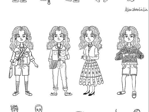 人像草稿（個(gè)人主頁(yè)-ZNDY3NDMwMTY=） - 創(chuàng)作習(xí)作 - 站酷設(shè)計(jì)師設(shè)計(jì)師琳琳原創(chuàng)素材 - 站酷ZCOOL