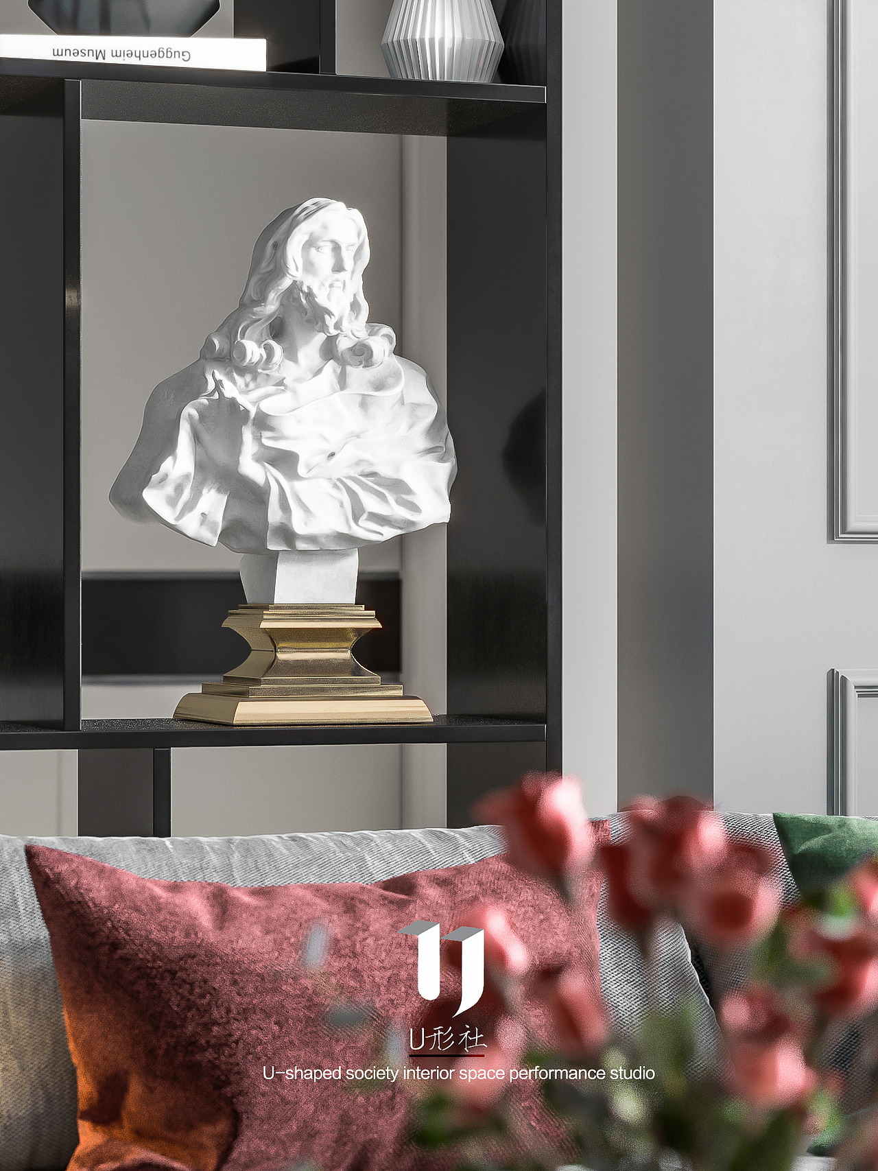 现代住宅 / Red And Green（图ZMTk1NTE4MDQw） - 家装设计 - 站酷设计师U形社原创素材 - 站酷ZCOOL