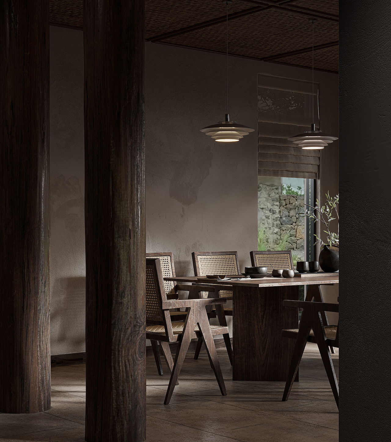 黑暗调子渲染作品