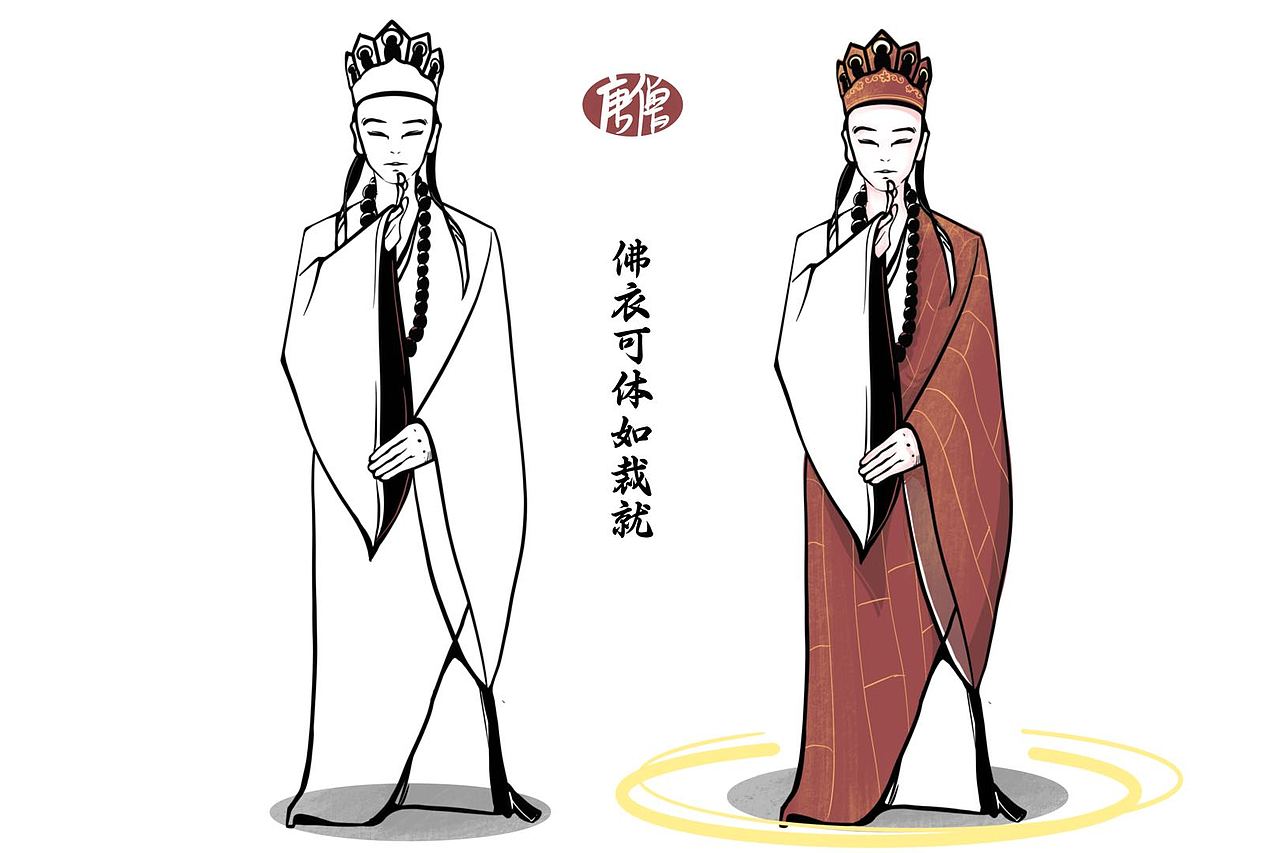 西游记 角色设计（图ZMjEyMjA0MTI0） - 商业插画 - 站酷设计师何方图原创素材 - 站酷ZCOOL