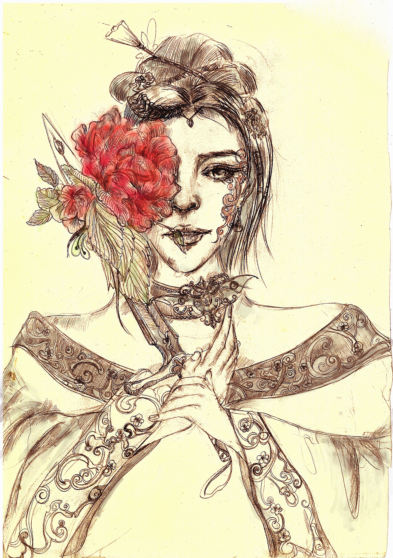 <“唐—— 游侠插画>四川师范大学大学美术学院 #青春答卷2015#