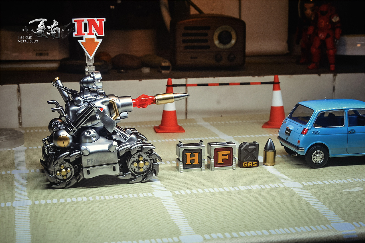 亿辉 1:35 合金弹头小坦克