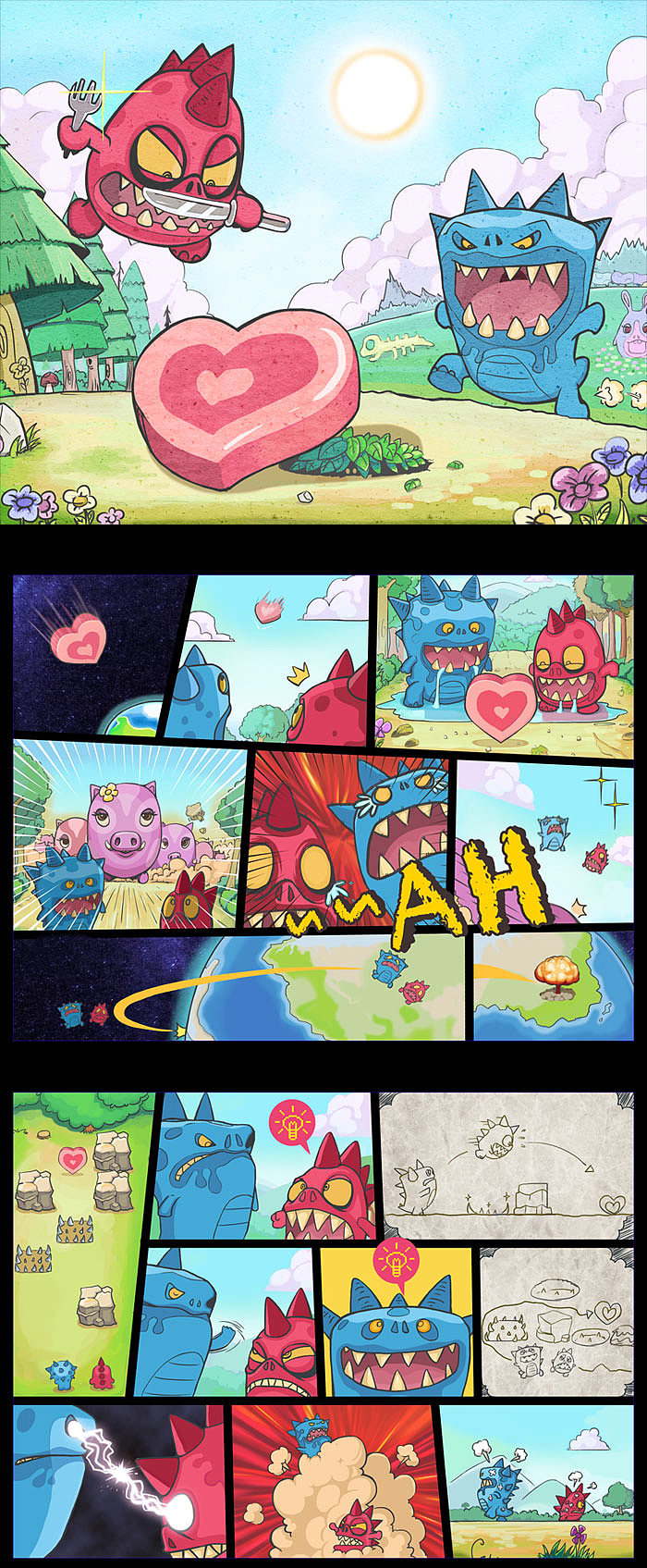 MeatOrDie 游戏项目美术