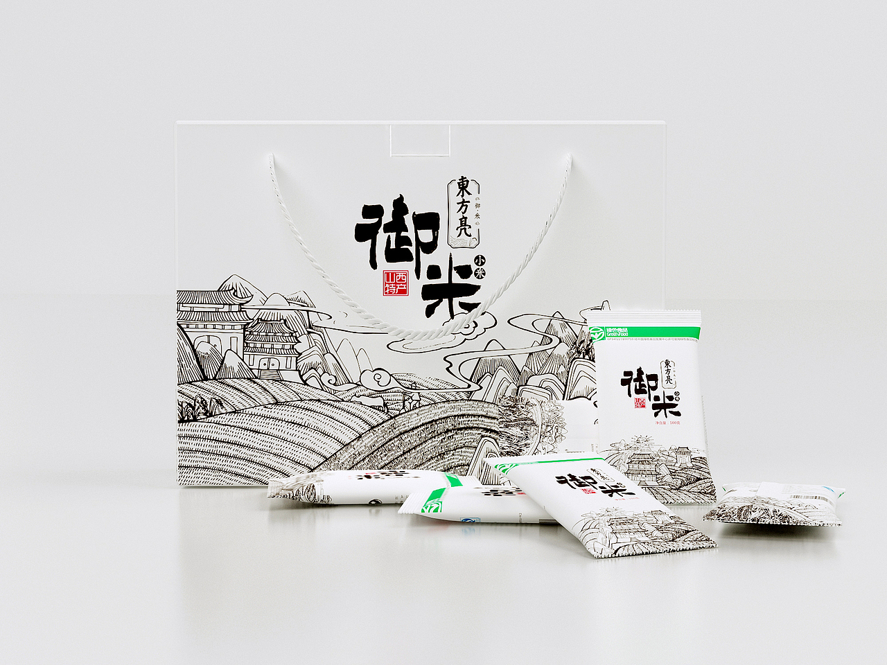 山西小米 包装设计（图ZMTA0NzM0Mzk2） - 包装 - 站酷设计师豆腐公社原创素材 - 站酷ZCOOL