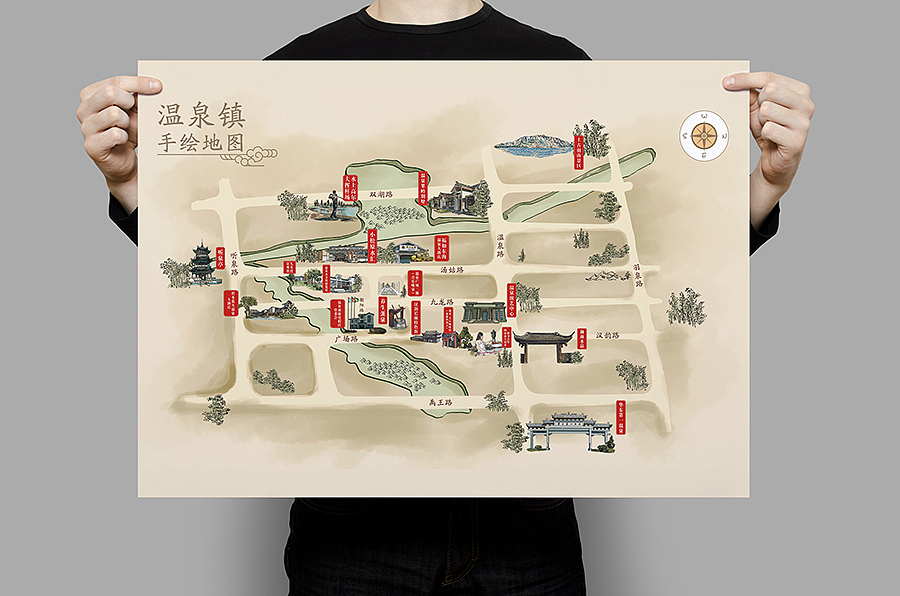 各个时间段内的手绘地图作品集——07