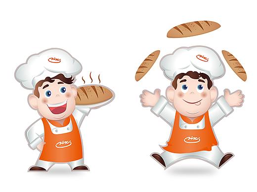 资溪面包形象卡通人物设计（个人主页-ZNTA4NjQ0OTY=） - IP形象 - 站酷设计师怿林原创素材 - 站酷ZCOOL