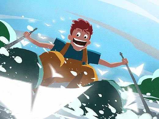 《纸飞机》系列插画