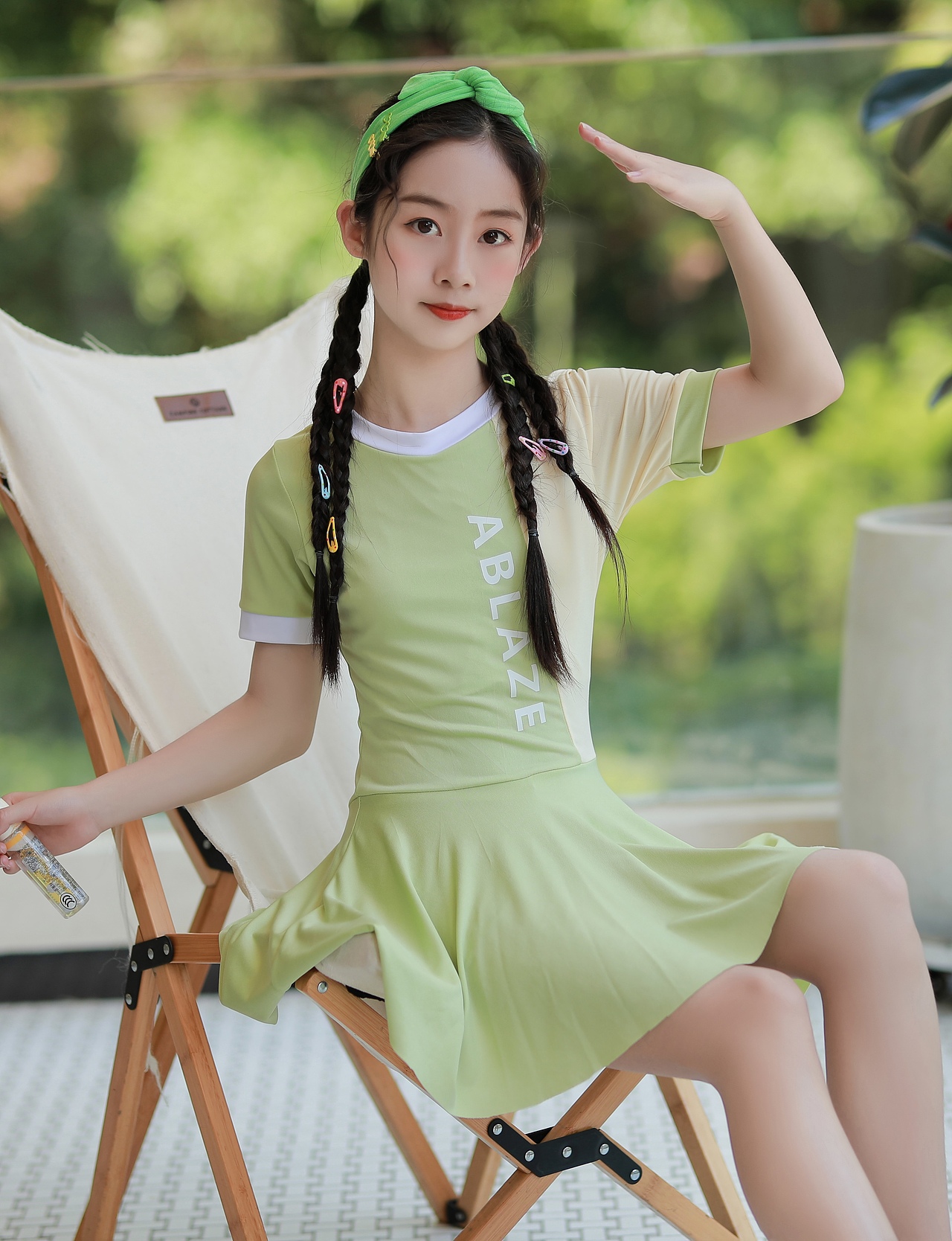 女童泳衣拍照📷