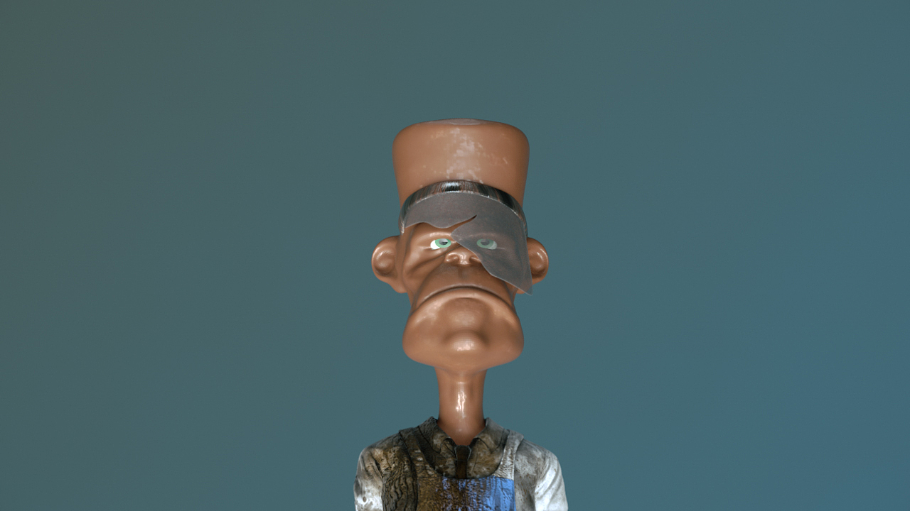 3D NFT project " THE CALM MAN "