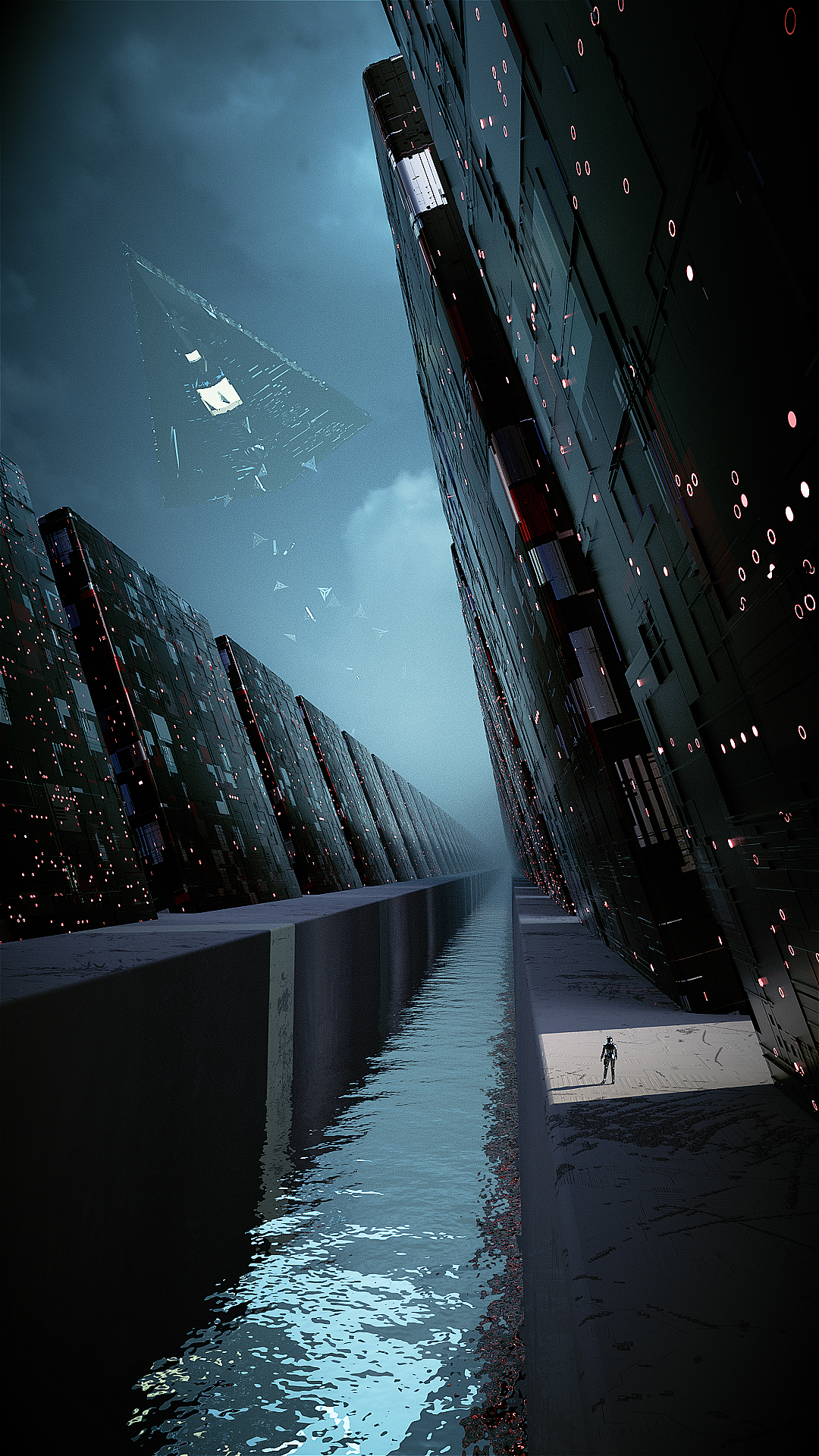 科幻小场景|三维|建筑/空间|cc_liang - 临摹作品 - 站酷 (zcool)