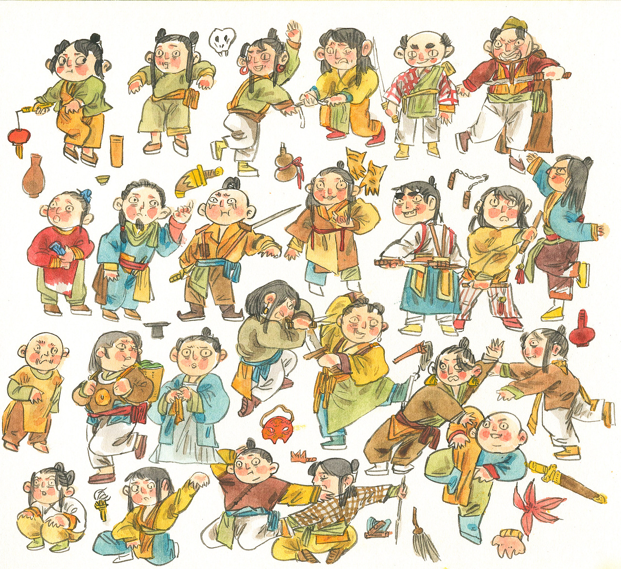 国风拳皇98+各种古风小人儿