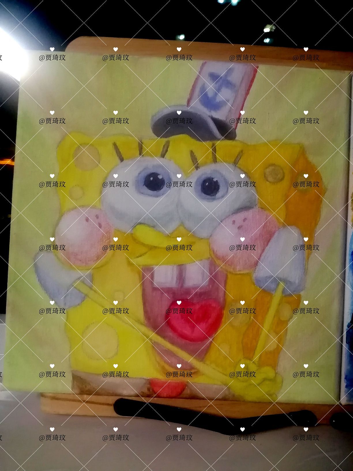 原创《海绵宝宝》（图ZMzIzMzE1NDc2） - 儿童插画 - 站酷设计师贾琦玟原创素材 - 站酷ZCOOL