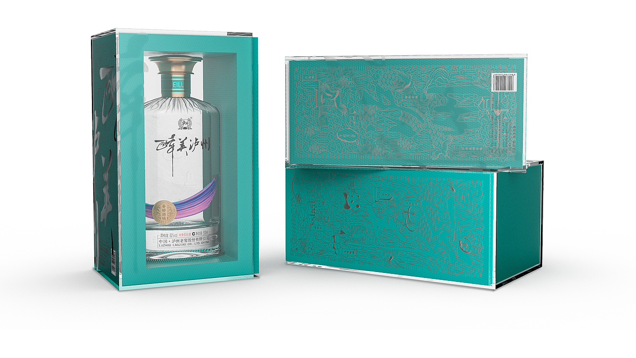 分享收藏醒的快/白酒设计神秘森林--天赐聆听泸州老窖 x 醉美泸州纯