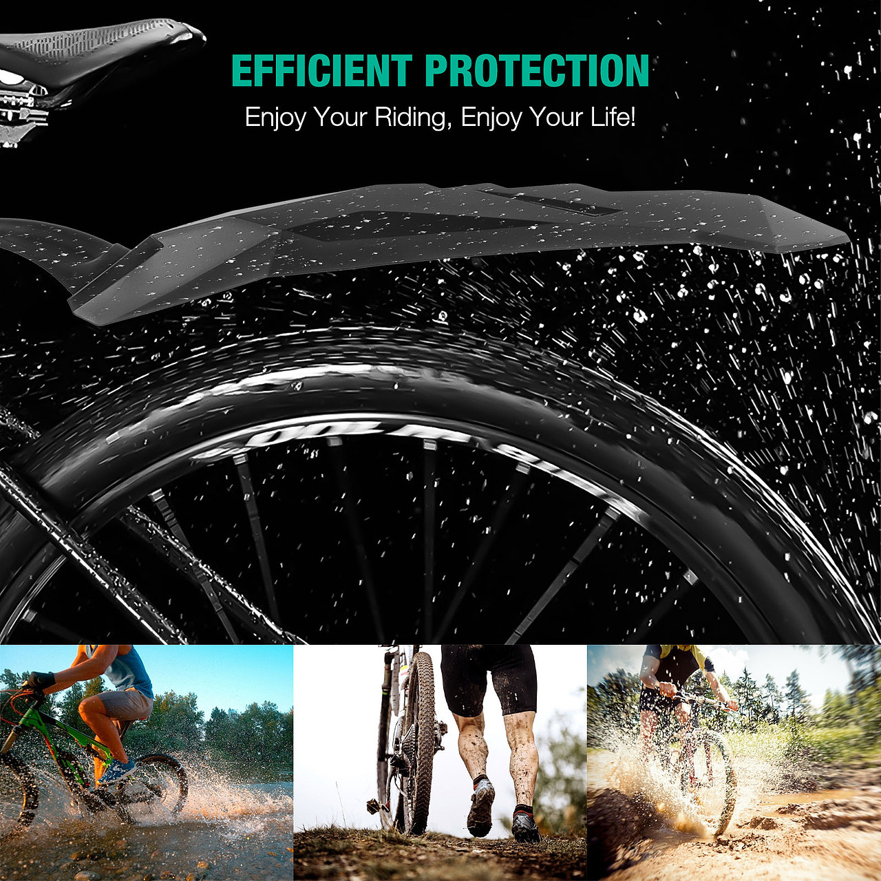 亚马逊 自行车挡泥板 主图设计