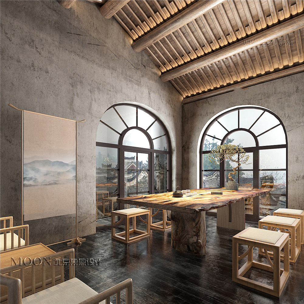 樊溪民宿-MOON民宿设计（图ZMTQxNTU3ODky） - 建筑设计 - 站酷设计师MOON民宿设计原创素材 - 站酷ZCOOL