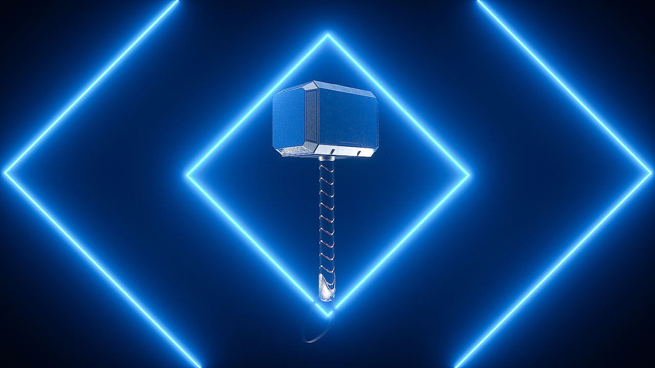 雷神之锤+暴风战斧，基于电影内容建模，还原真实比例（图ZMjAwOTM2OTY0） - 动画/影视 - 站酷设计师breeze_轻风设计原创素材 - 站酷ZCOOL