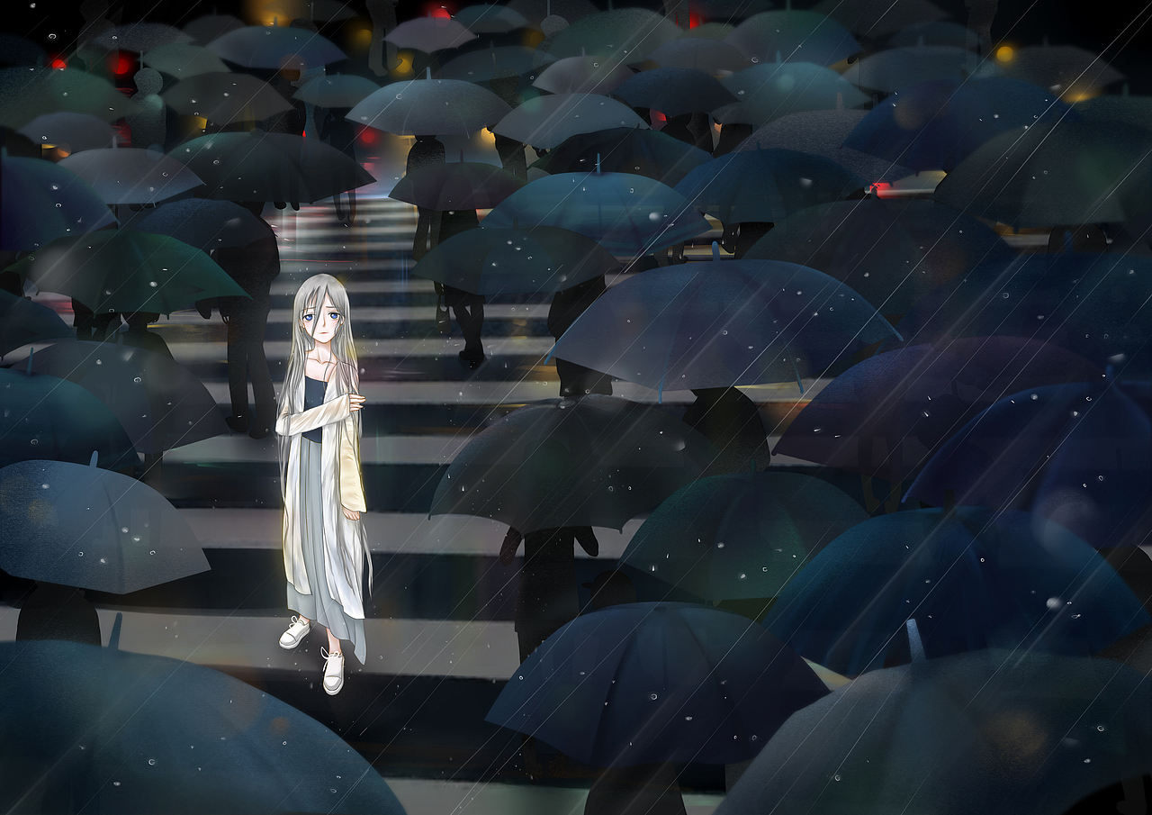 主要就是发泄下淋雨的心情