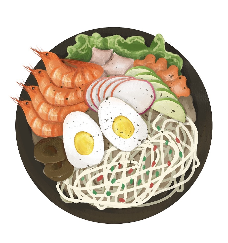 食物插画练习（图ZMTc1ODk4NDY4） - 创作习作 - 站酷设计师小羊柳甜原创素材 - 站酷ZCOOL