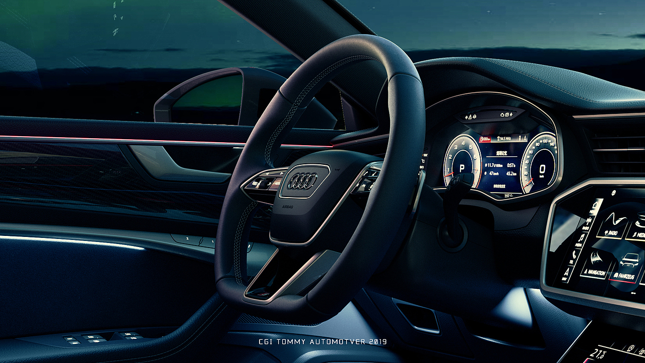 CGI Audi A7 2019（图ZMTUyNDQyMjY4） - 机械/交通 - 站酷设计师Tommy_林冲原创素材 - 站酷ZCOOL