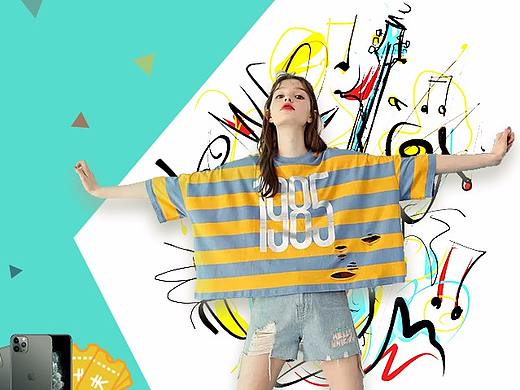 电商banner（ifashion）（个人主页-ZNDE0MTQ3MTI=） - 运营设计 - 站酷设计师喝椰子吗原创素材 - 站酷ZCOOL