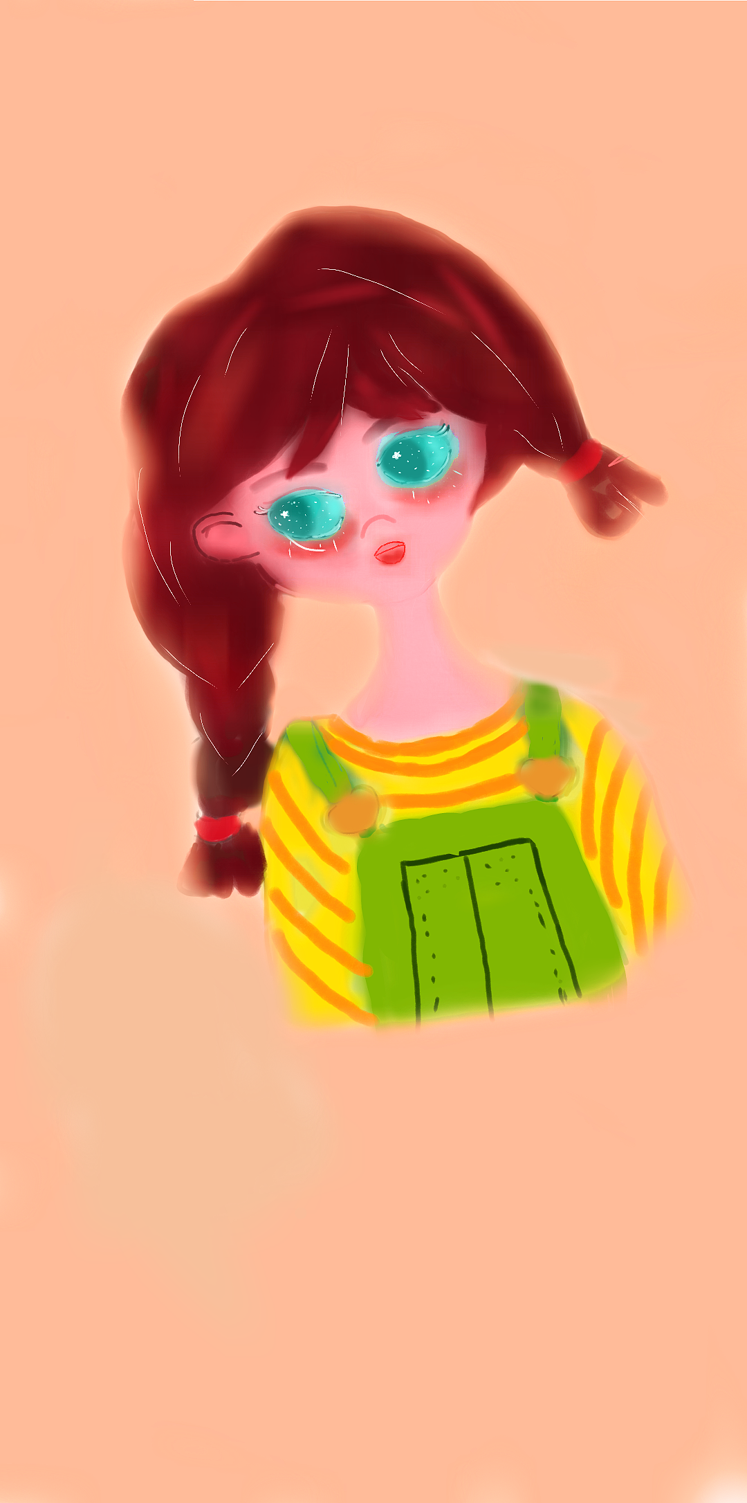 古灵精怪的小女孩|插画|创作习作|z39346615_原创作品-站酷zcool