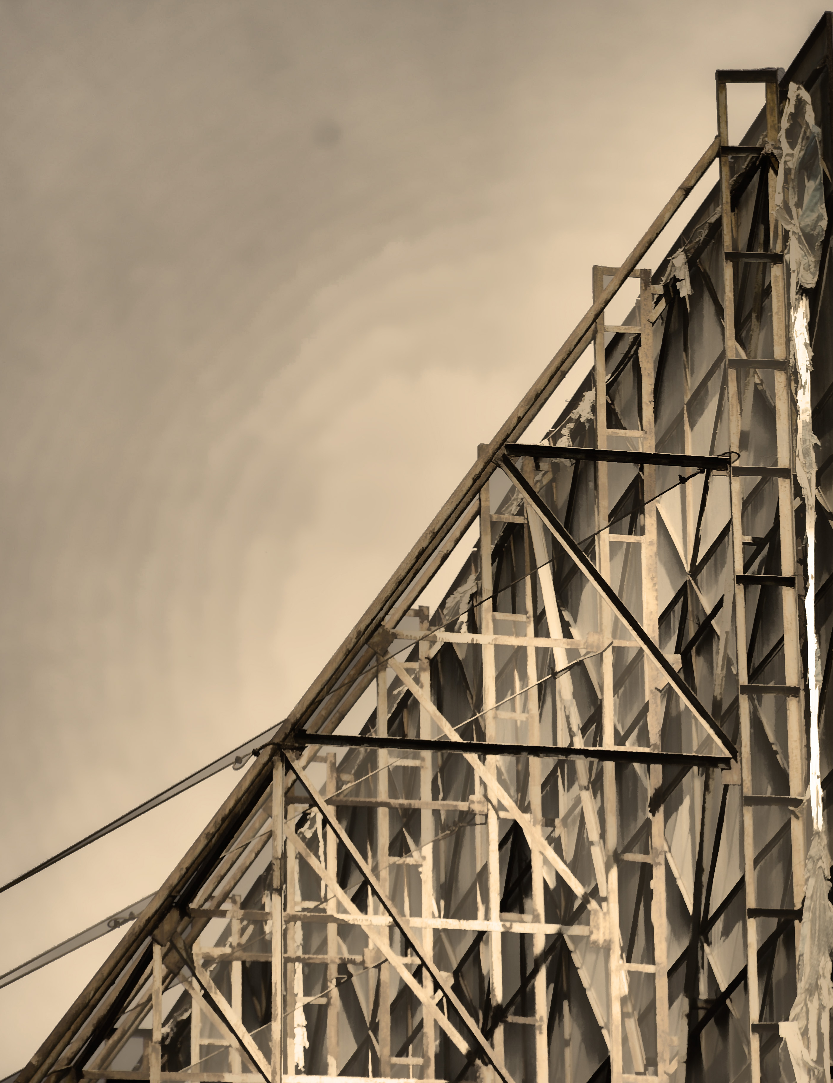 废土风格摄影后期 钢笔工具插画绘制