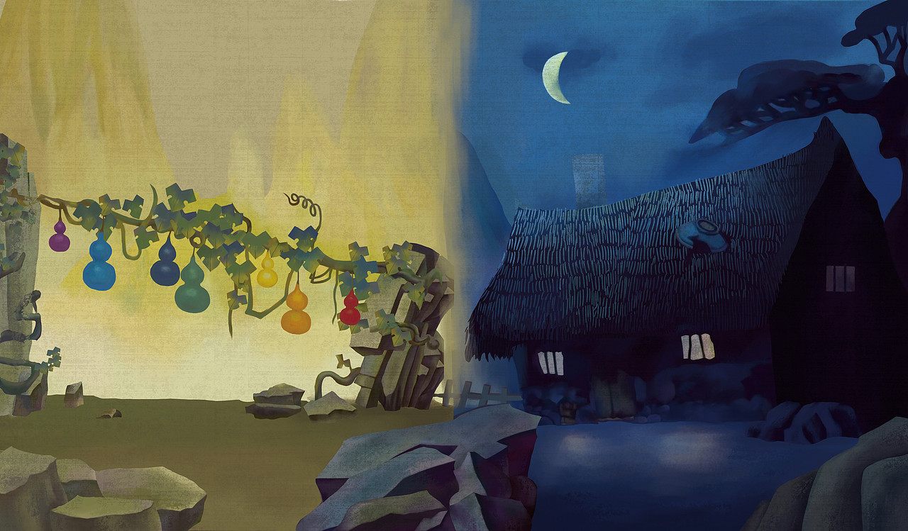 葫芦娃场景插图